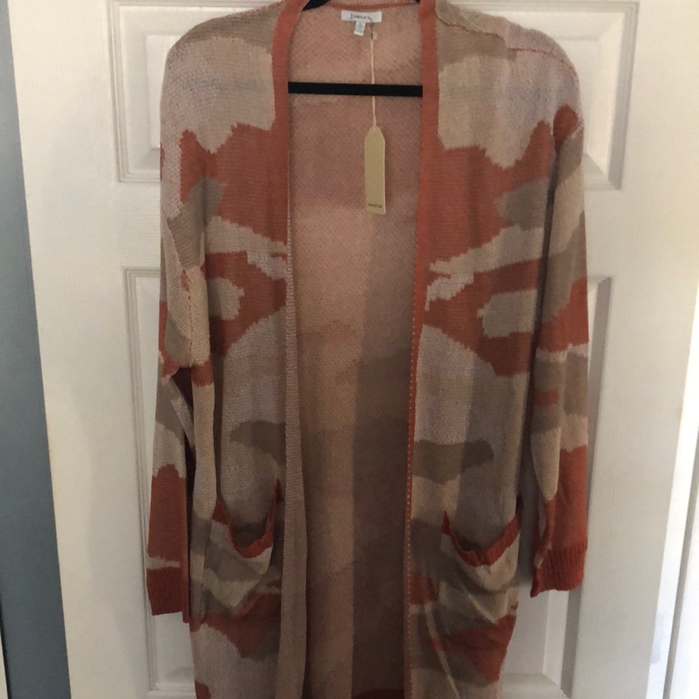 Camo Print Cardigan
